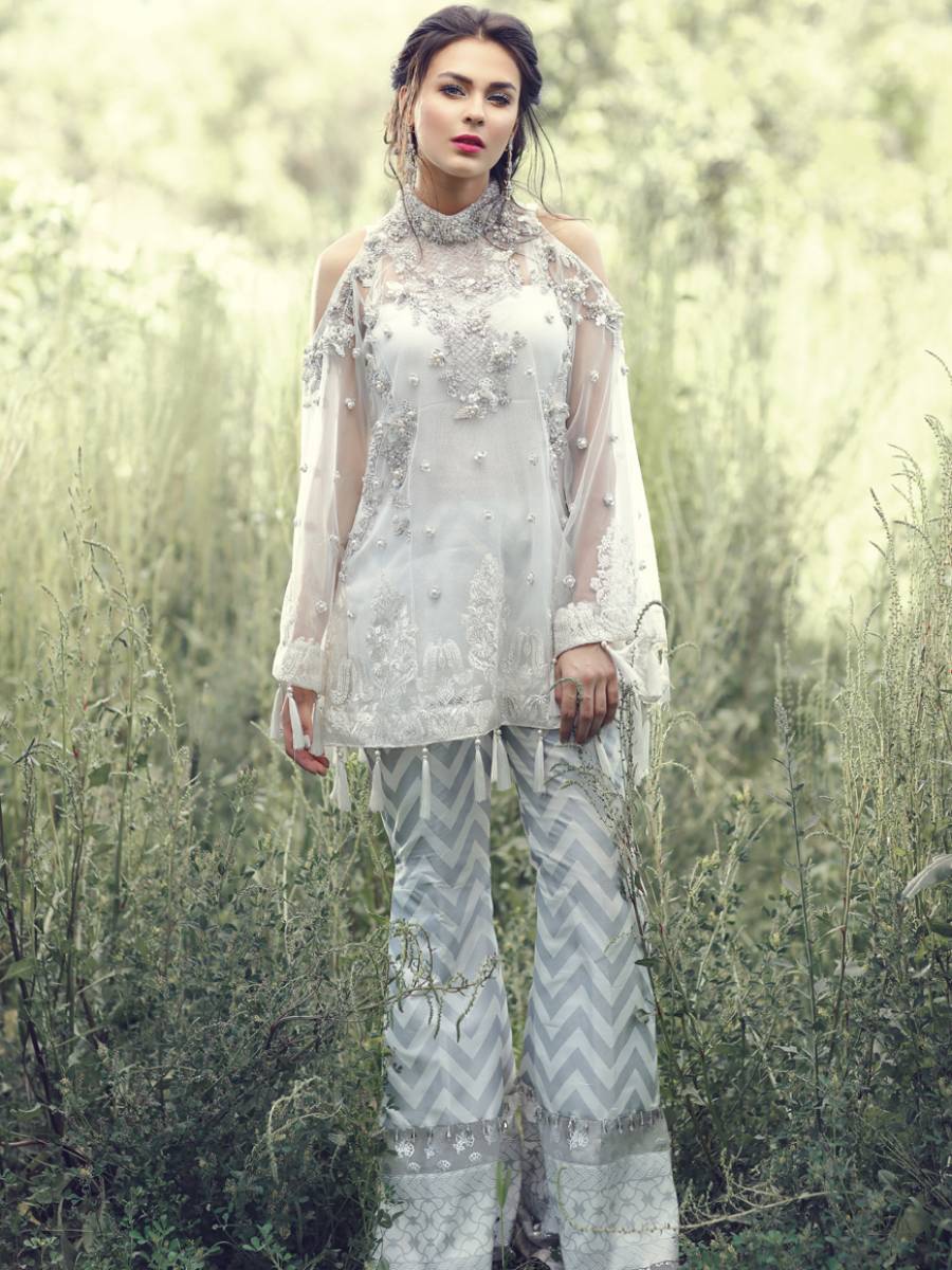 White Wedding Dress for Pakistani Girls