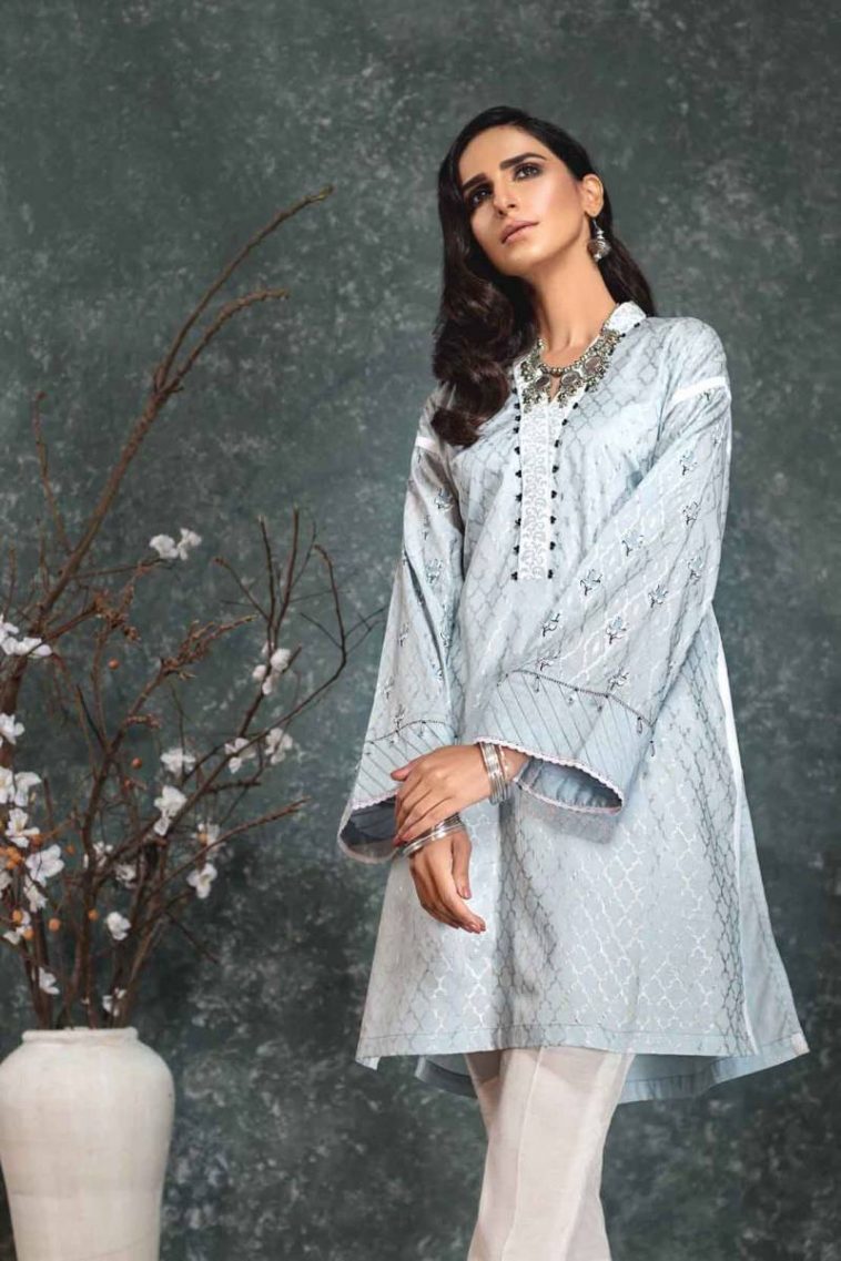 Block Printed Dress by Afsaneh Ready to Wear
