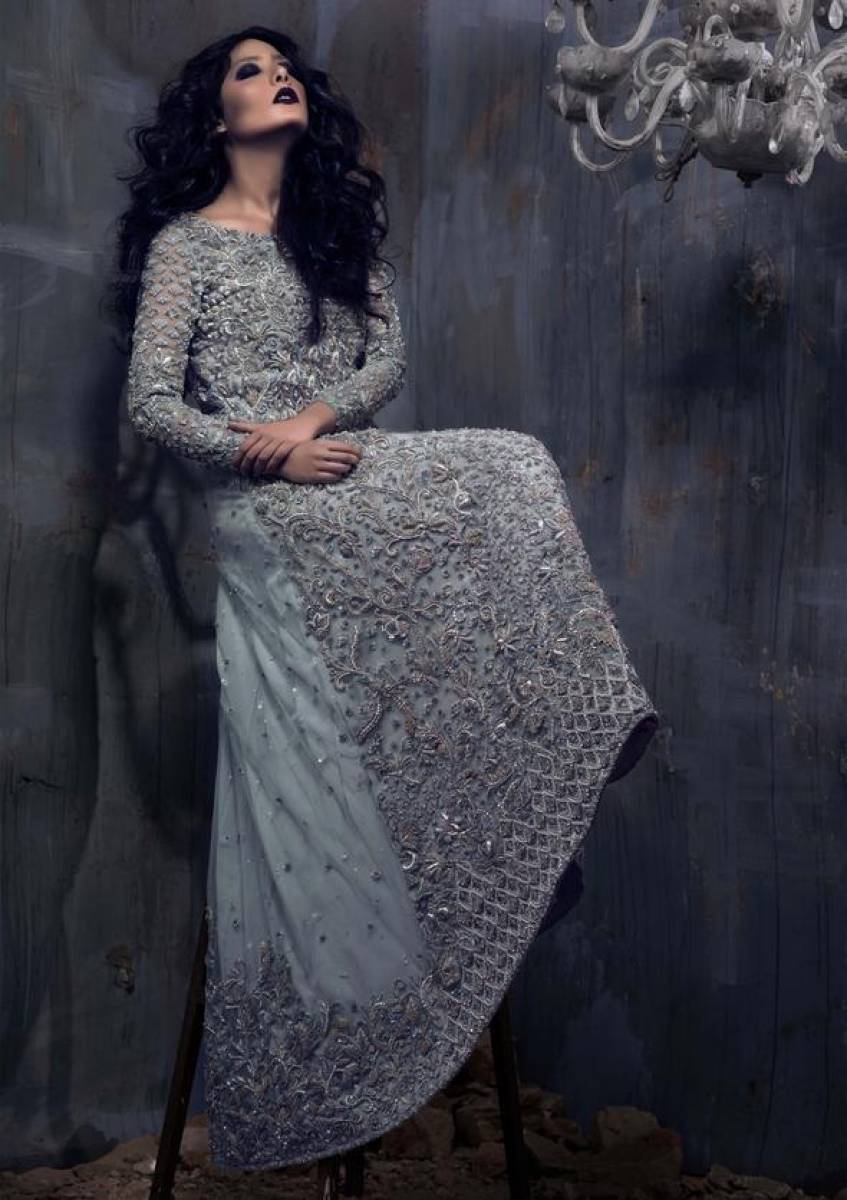 Bridal Maxi Gown for Walima