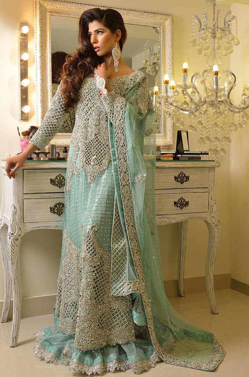 Pakistani Bridal Maxi Gown