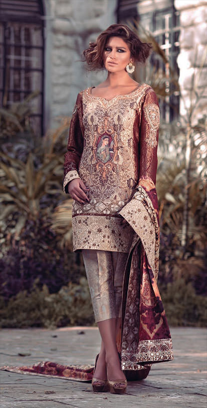 Pakistani Wedding Dress by Shamaeel Ansari