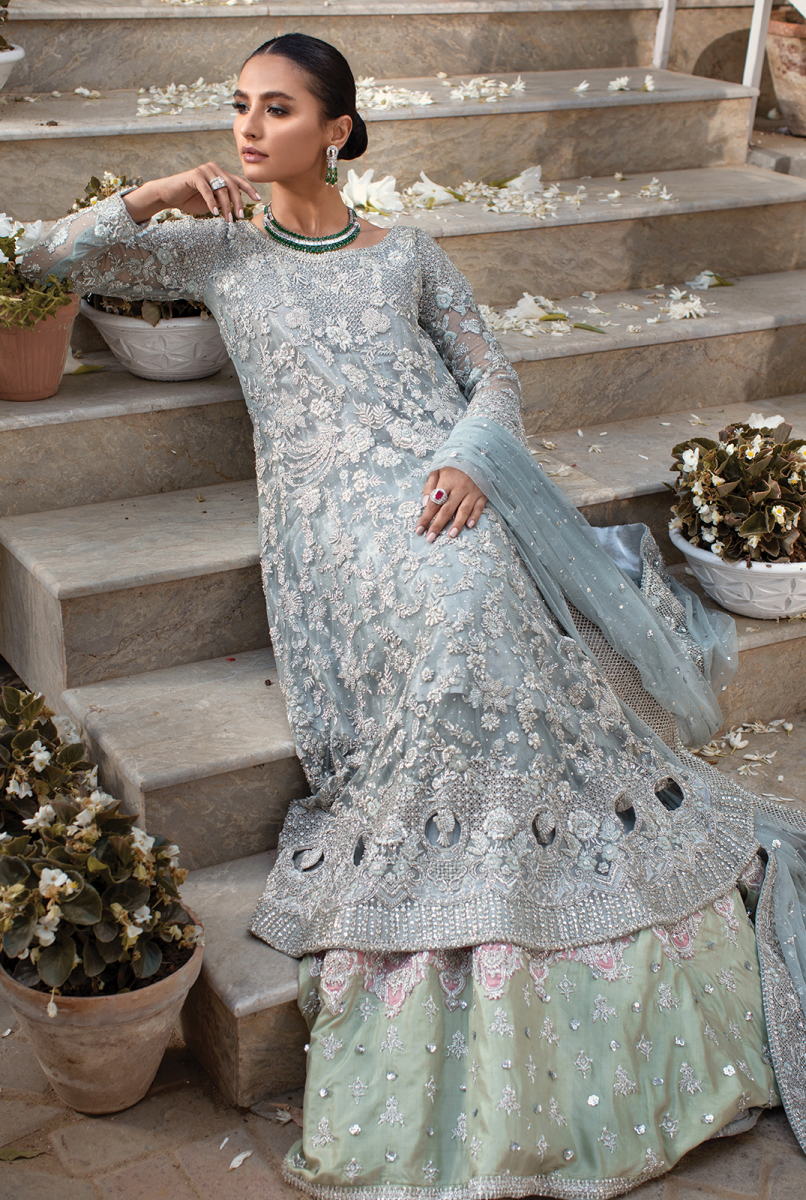 Embellished Lehenga for Walima by Nadia Farooqui Wedding Dresses